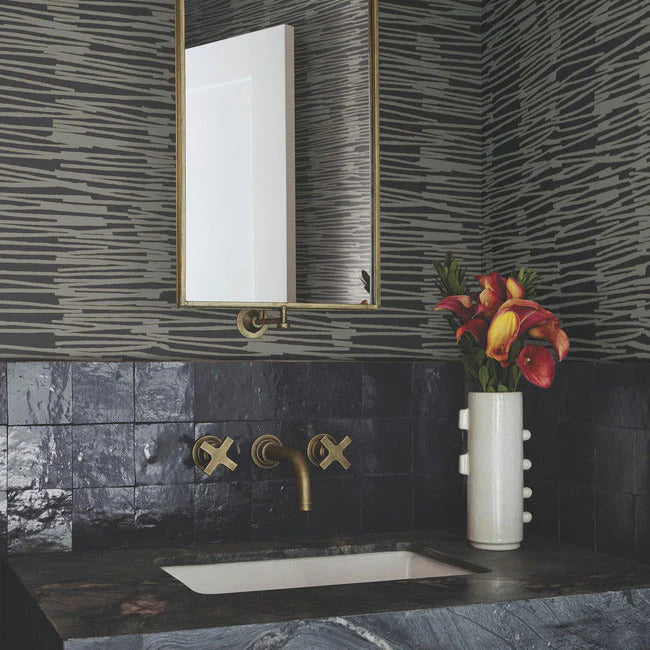 Nikki Chu Water Reed Thatch Wallpaper by Artistic Abstracts