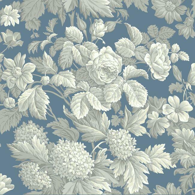 Antique Floral Sure Strip Wallpaper by Legacy