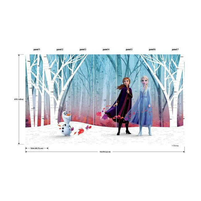 Disney Frozen 2 Woodland Tree Peel and Stick Wall Mural by Disney Kids Vol. 4