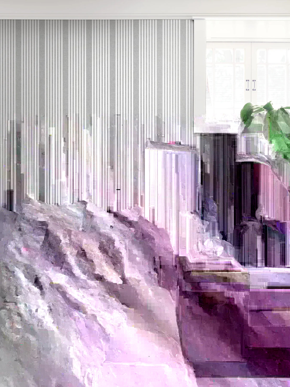 French Linen Stripe Wallpaper by Legacy