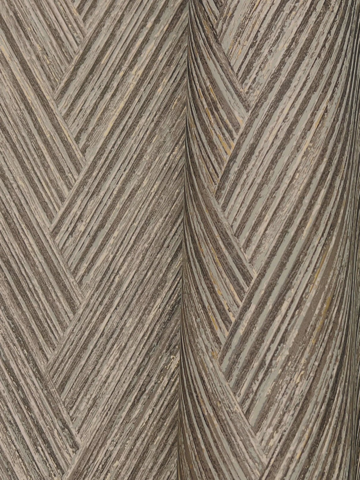 Thatched Chevron Wallpaper by Fomations