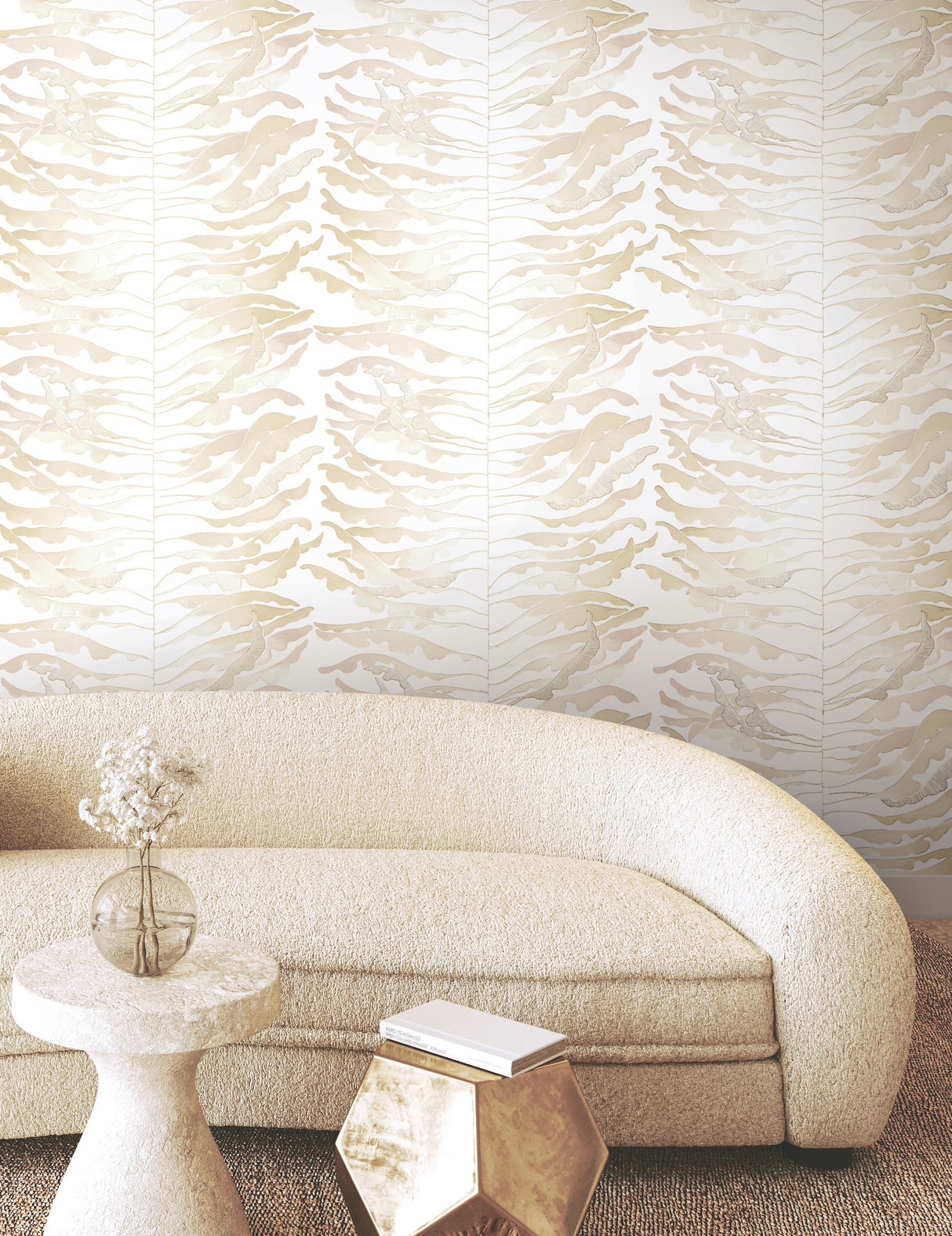 Leaf Column Wallpaper by Fomations