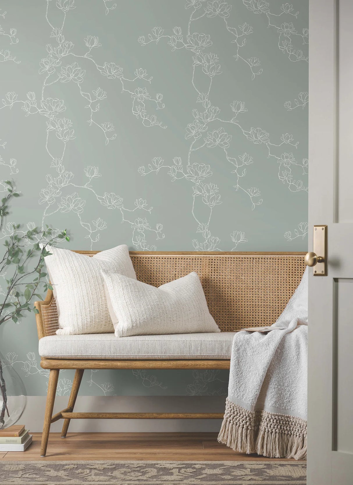 Magnolia Branches Wallpaper by Legacy