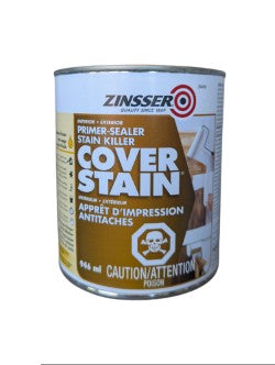 Zinsser Cover Stain Oil-Based Interior & Exterior Primer Sealer & Stain Killer