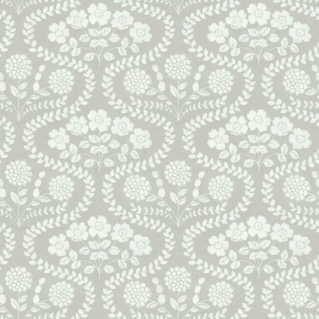 Folksy Floral Wallpaper by Simply Farmhouse