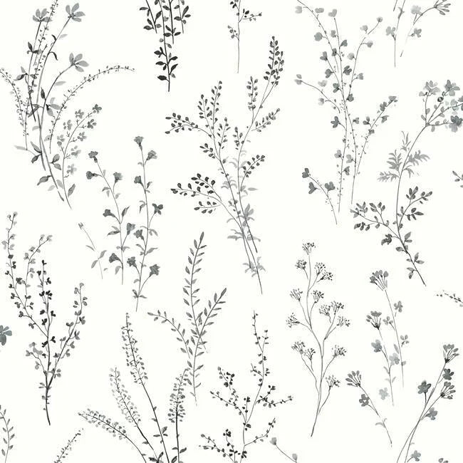 Wildflower Sprigs Wallpaper by Simply Farmhouse