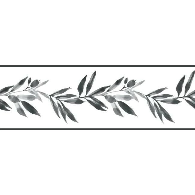 Olive Branch Wallpaper Border by Simply Farmhouse