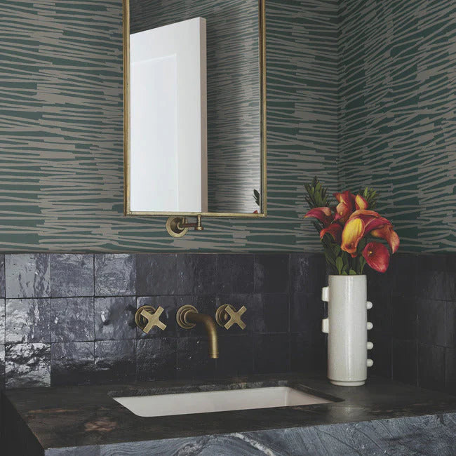 Nikki Chu Water Reed Thatch Wallpaper by Artistic Abstracts