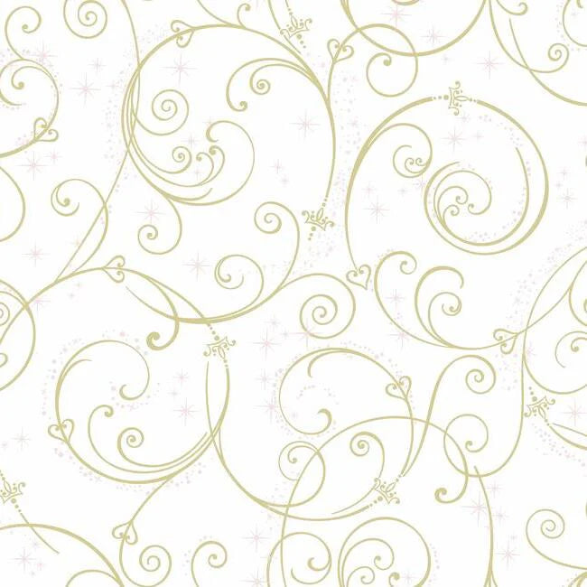 Disney Princess Perfect Scroll Wallpaper by Disney Kids Vol. 4