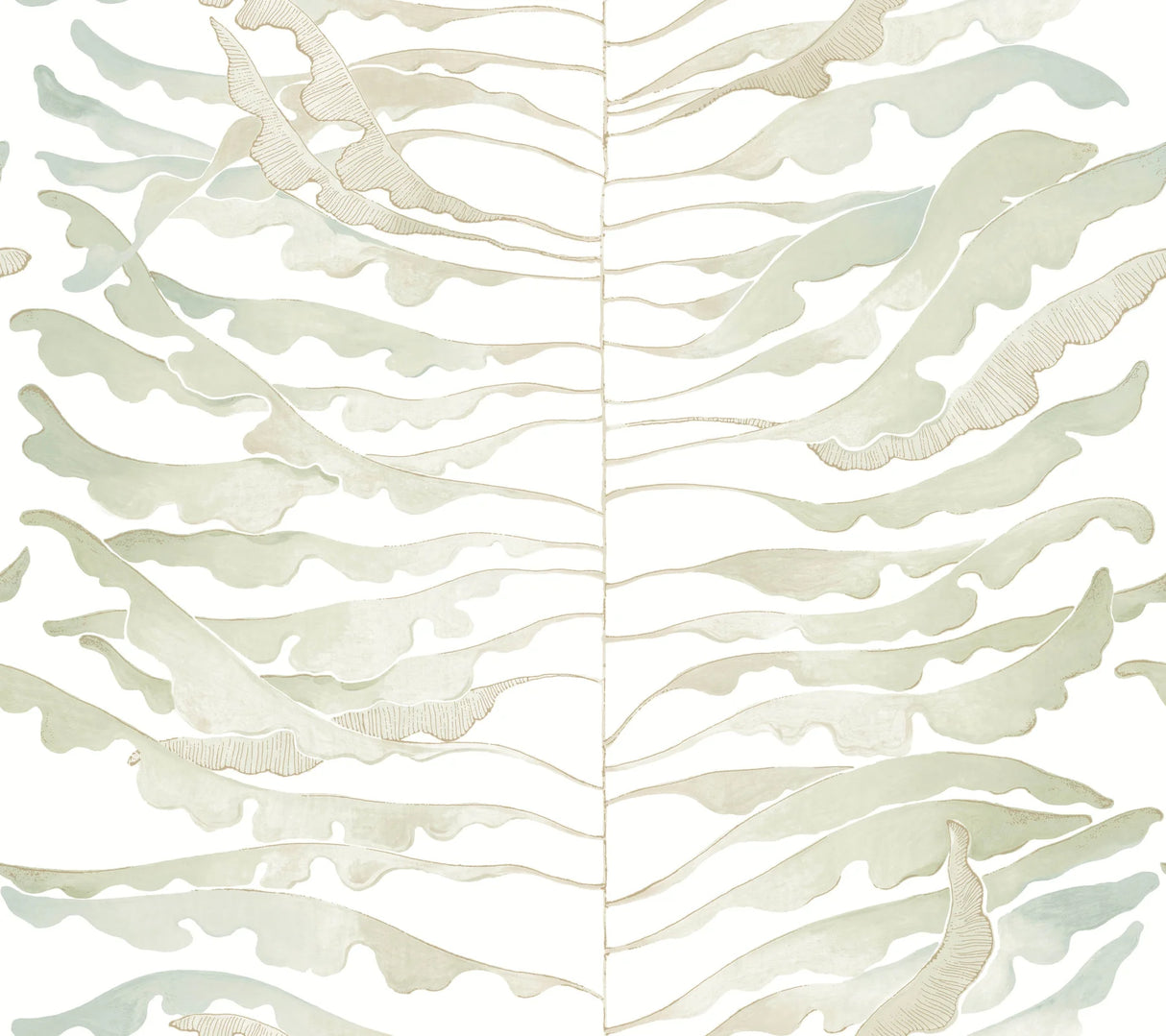 Leaf Column Wallpaper by Fomations