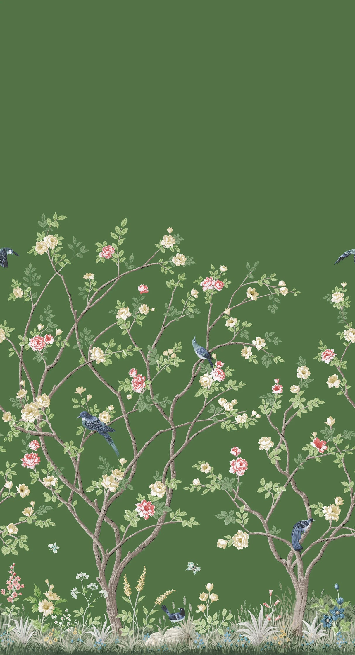 Lingering Garden Wallpaper Mural by Mural Resource Library