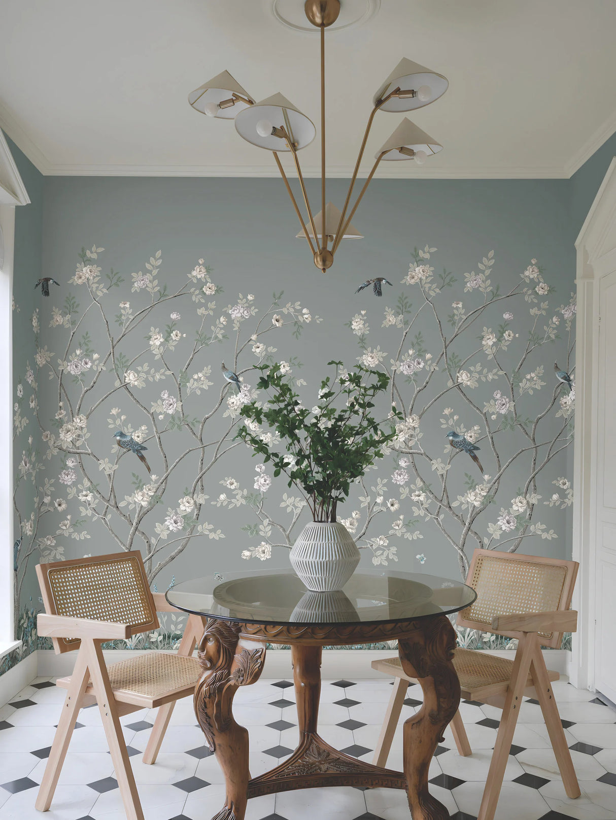 Lingering Garden Wallpaper Mural by Mural Resource Library