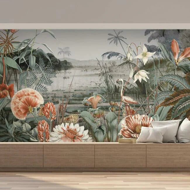 Floating Gardens Wall Mural by Mural Resource Library