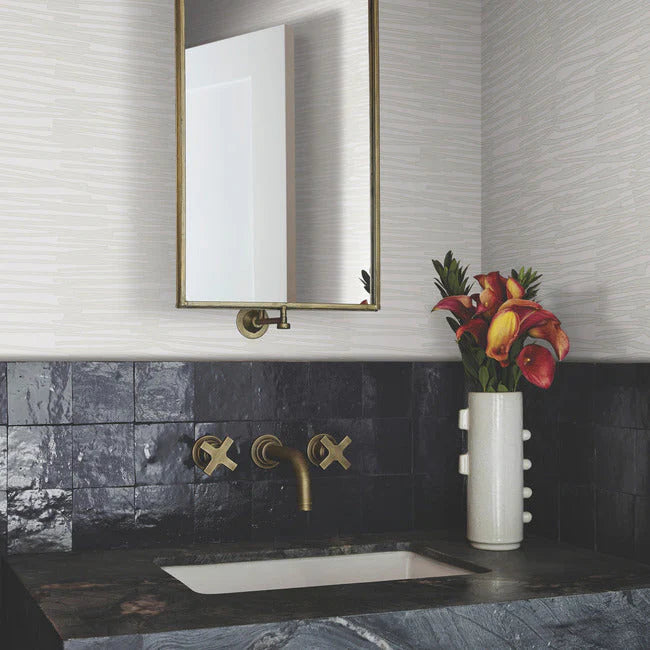 Nikki Chu Water Reed Thatch Wallpaper by Artistic Abstracts