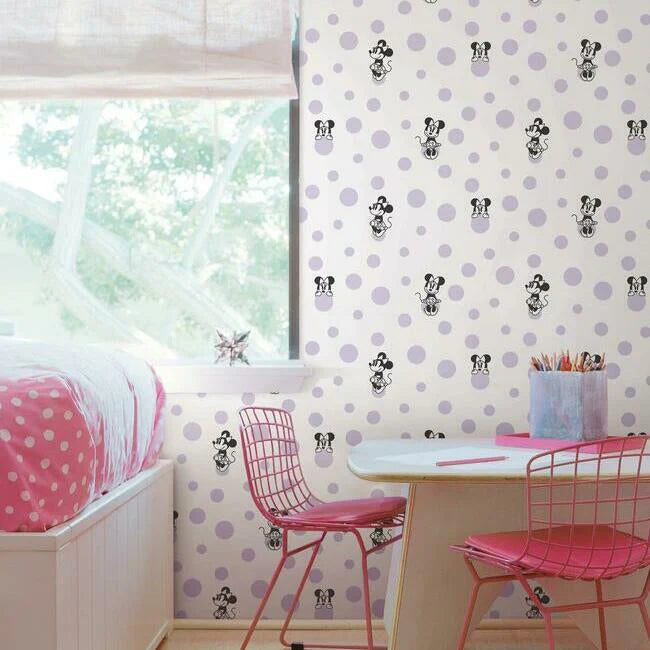 Disney Minnie Mouse Dots Wallpaper by Disney Kids Vol. 4