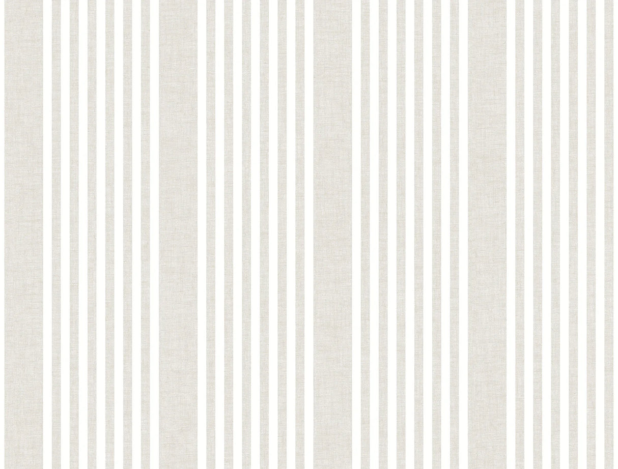 French Linen Stripe Wallpaper by Legacy