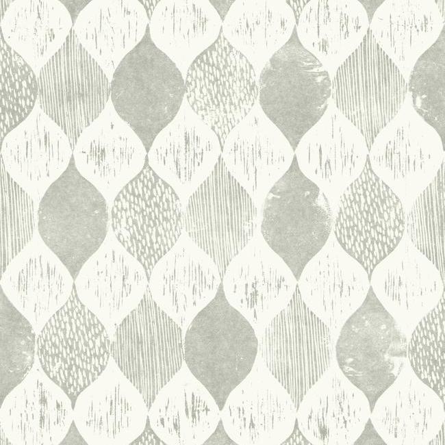 Woodblock Print Wallpape by Magnolia Home Vol. 2