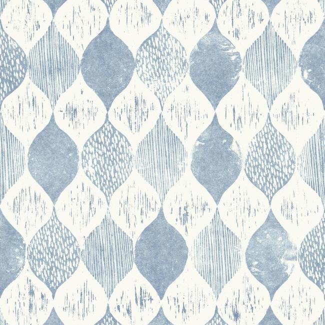 Woodblock Print Wallpape by Magnolia Home Vol. 2