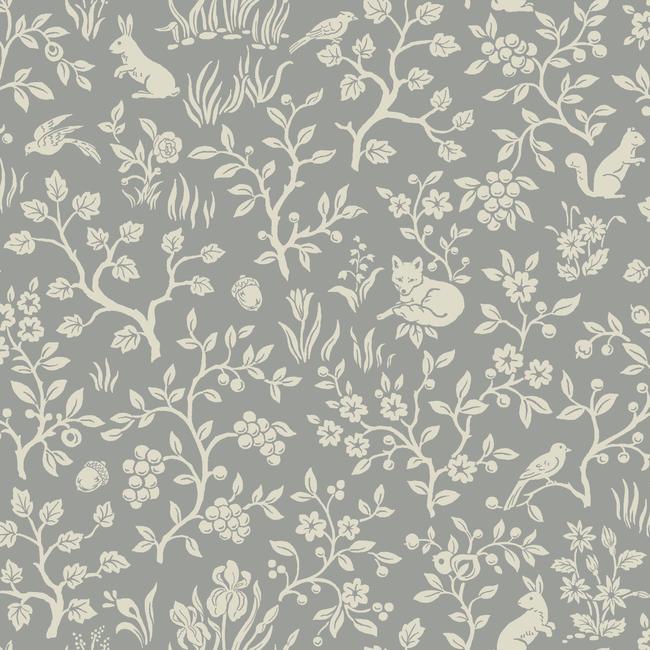 Fox & Hare Wallpaper by Magnolia Home Artful Prints + Patterns