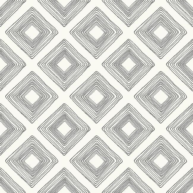 Diamond Sketch Wallpaper by Magnolia Home Vol. 2