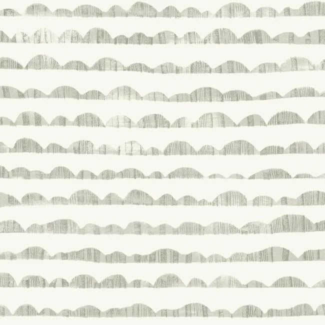 Hill & Horizon Wallpaper by Magnolia Home Artful Prints + Patterns