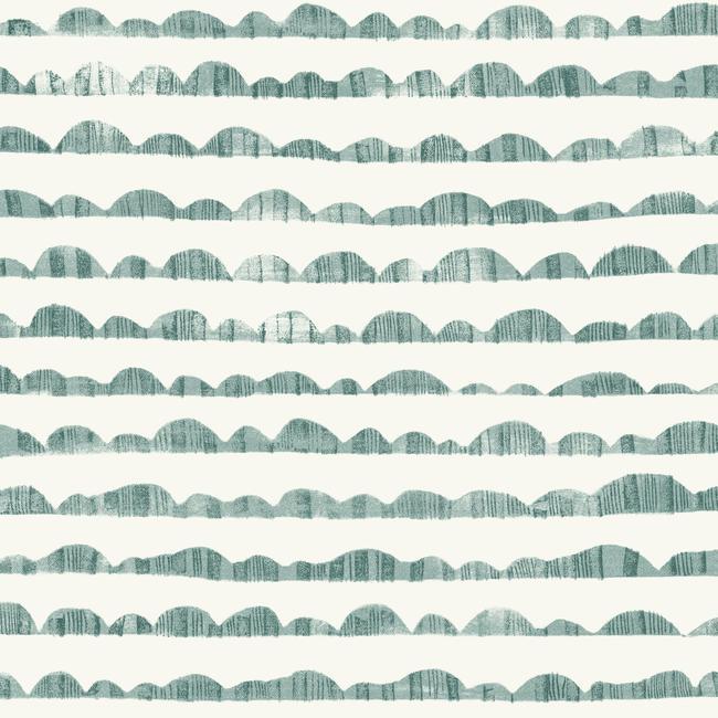 Hill & Horizon Wallpaper by Magnolia Home Artful Prints + Patterns