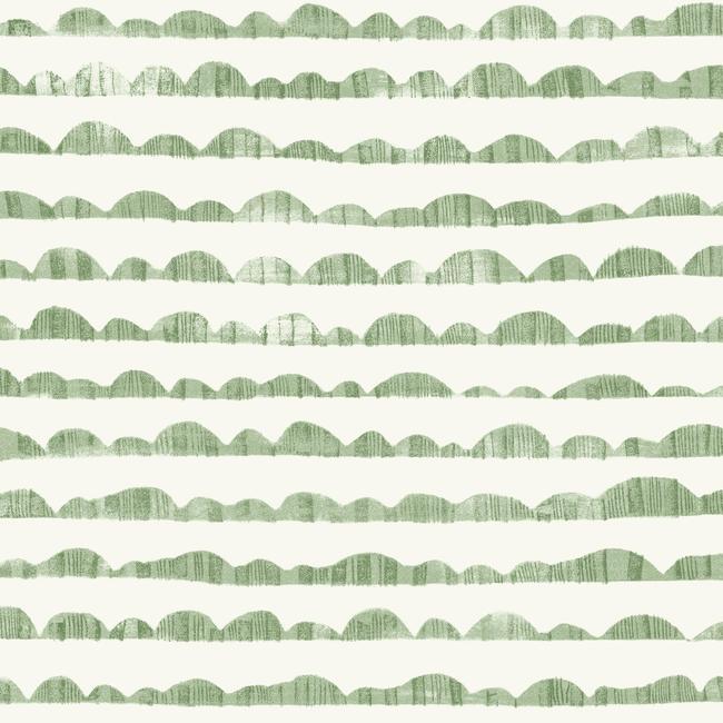 Hill & Horizon Wallpaper by Magnolia Home Artful Prints + Patterns