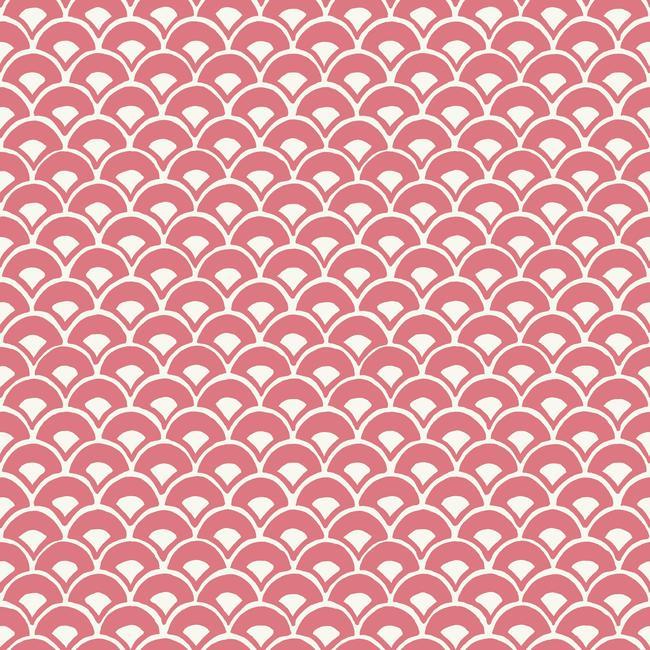 Stacked Scallops Wallpaper by Magnolia Home Artful Prints + Patterns
