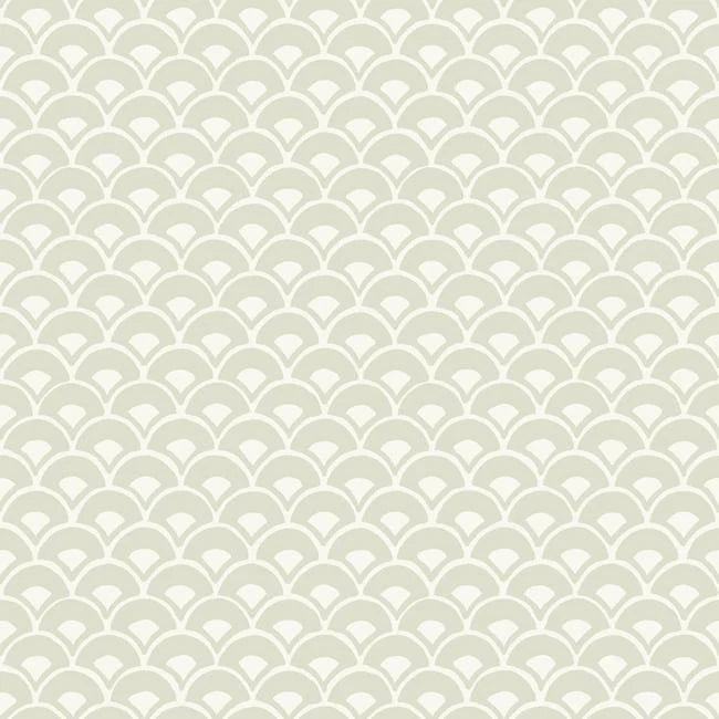 Stacked Scallops Wallpaper by Magnolia Home Artful Prints + Patterns