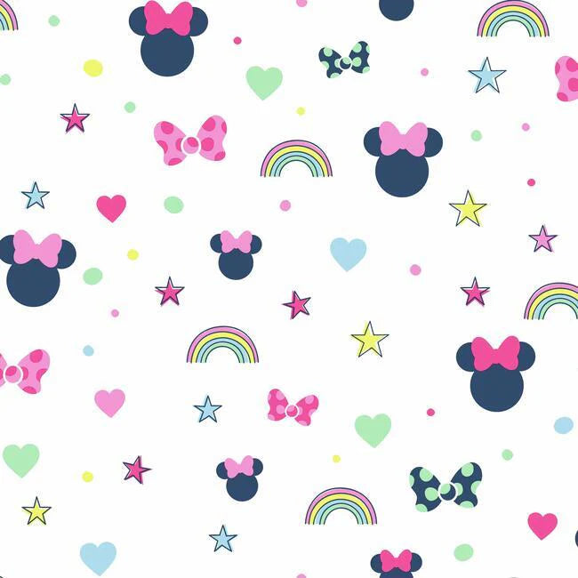 Disney Minnie Mouse Rainbow Wallpaper by Disney Kids Vol. 4