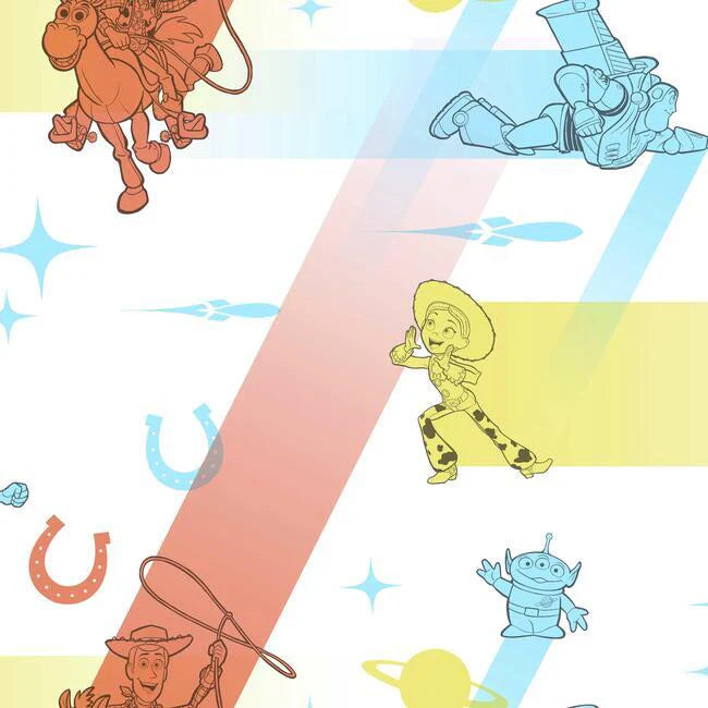 Disney and Pixar Toy Story 4 Retro Wallpaper by Disney Kids Vol. 4 (Copy)