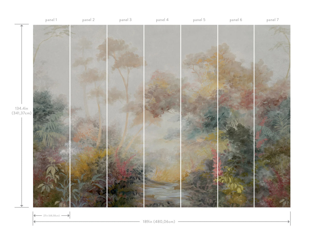 Woodlands Mural Wall Mural by Legacy