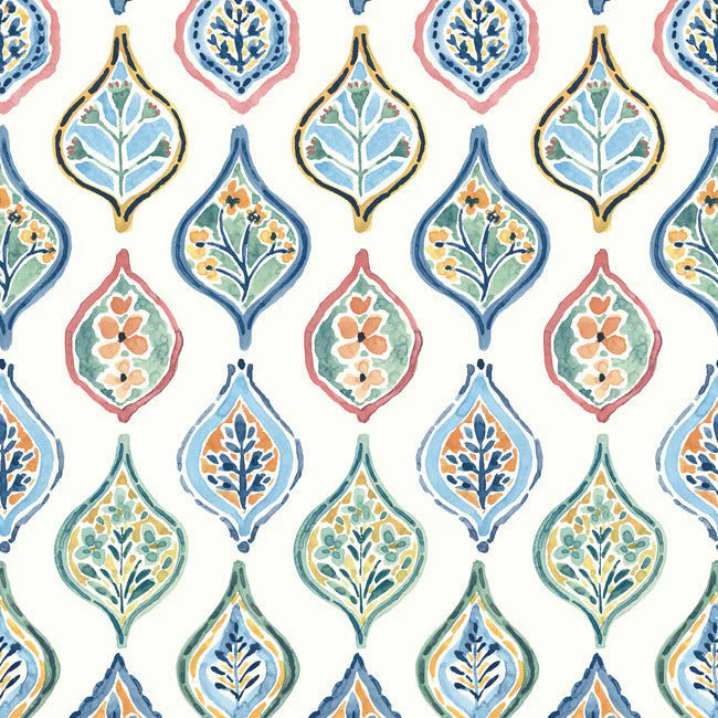 Marketplace Motif Wallpaper by Mediterranean
