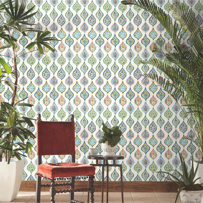 Marketplace Motif Wallpaper by Mediterranean