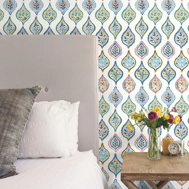Marketplace Motif Wallpaper by Mediterranean