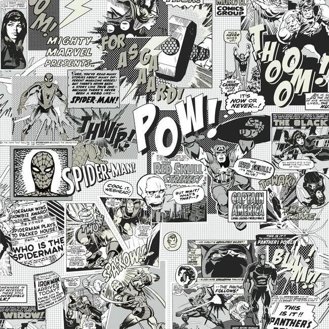 Marvel Comics Pow Wallpaper by Disney Kids Vol. 4
