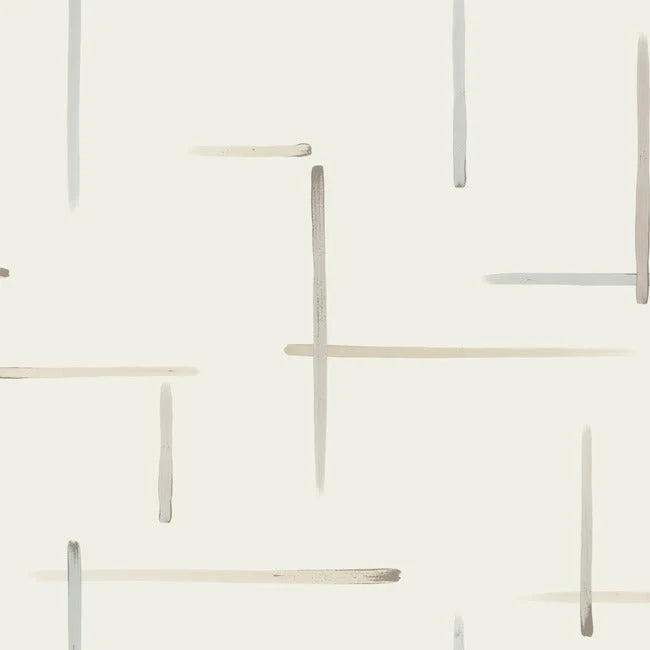 Gilded Sumi-E Wallpaper by Artistic Abstracts