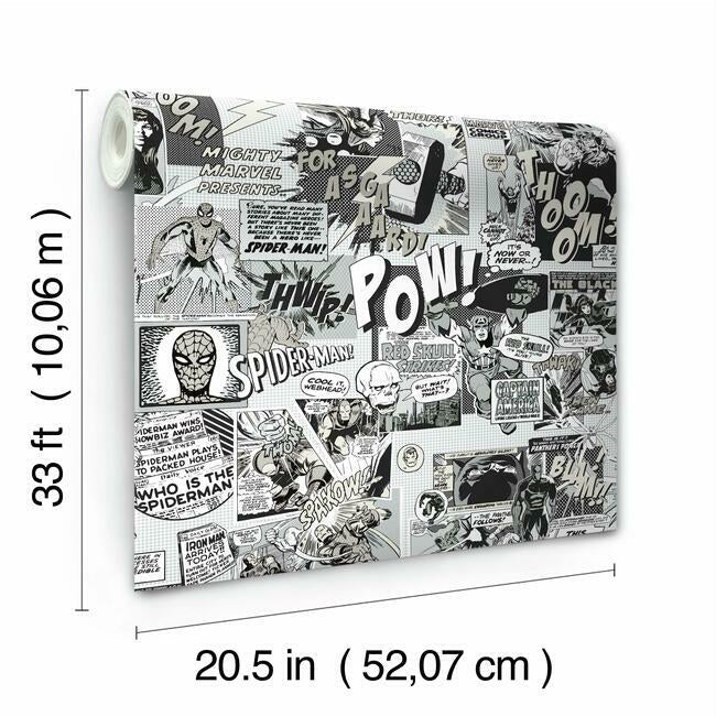 Marvel Comics Pow Wallpaper by Disney Kids Vol. 4