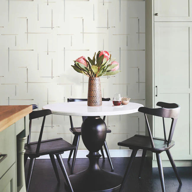 Gilded Sumi-E Wallpaper by Artistic Abstracts