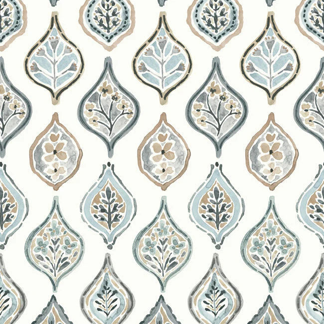 Marketplace Motif Wallpaper by Mediterranean