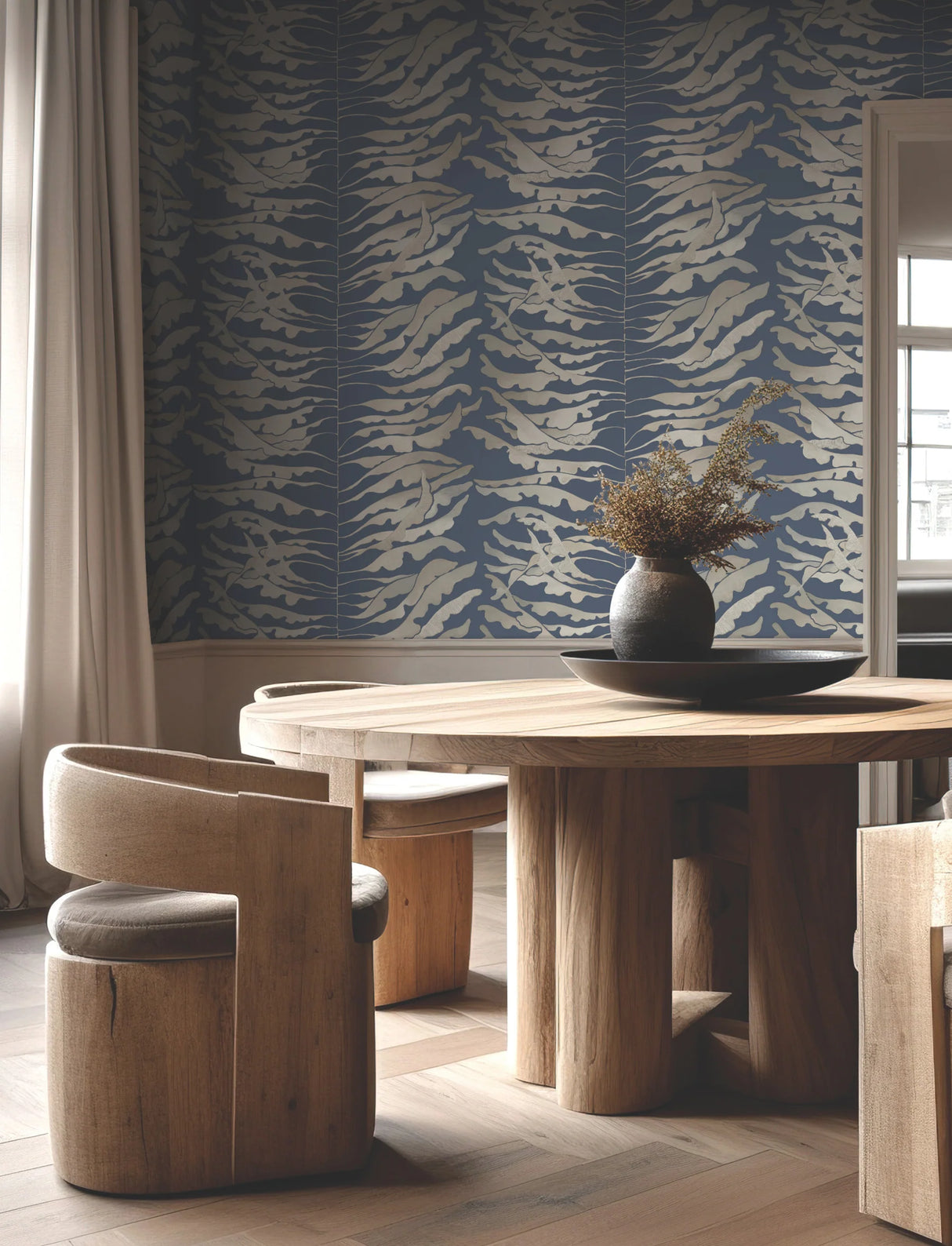 Leaf Column Wallpaper by Fomations