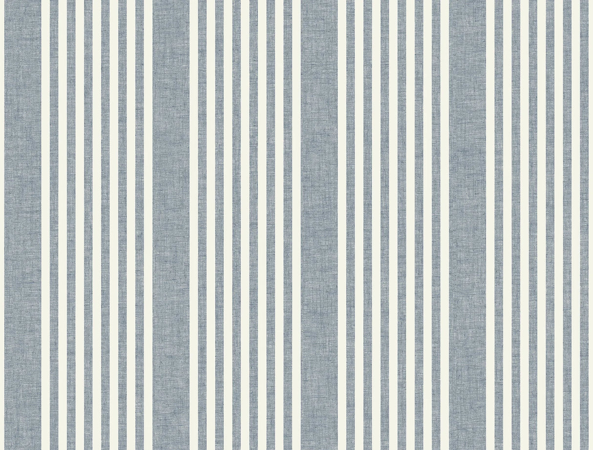 French Linen Stripe Wallpaper by Legacy