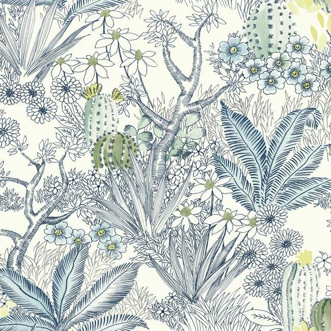 Flowering Desert Wallpaper by Open Sheet