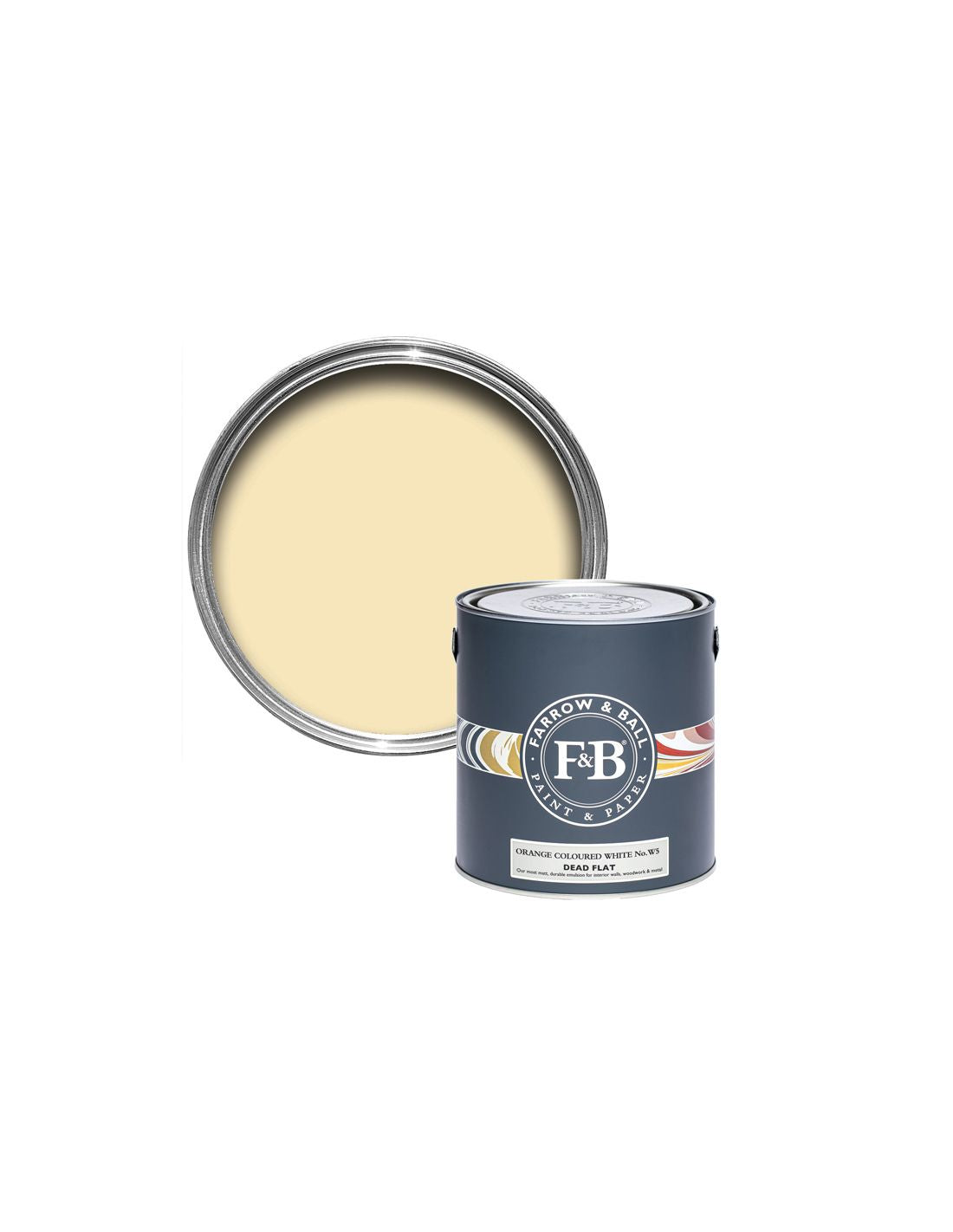 Orange Coloured White No. W5 - Farrow & Ball Paint