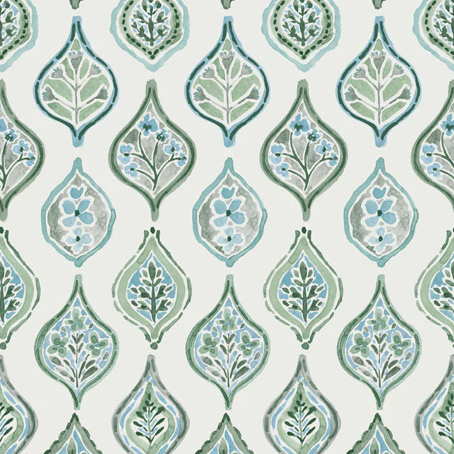 Marketplace Motif Wallpaper by Mediterranean