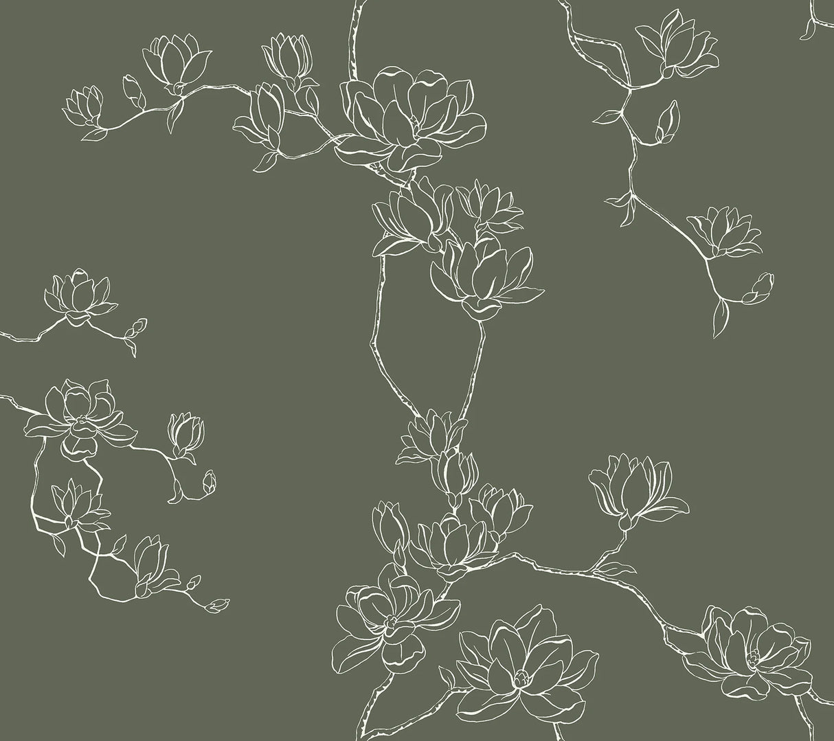 Magnolia Branches Wallpaper by Legacy