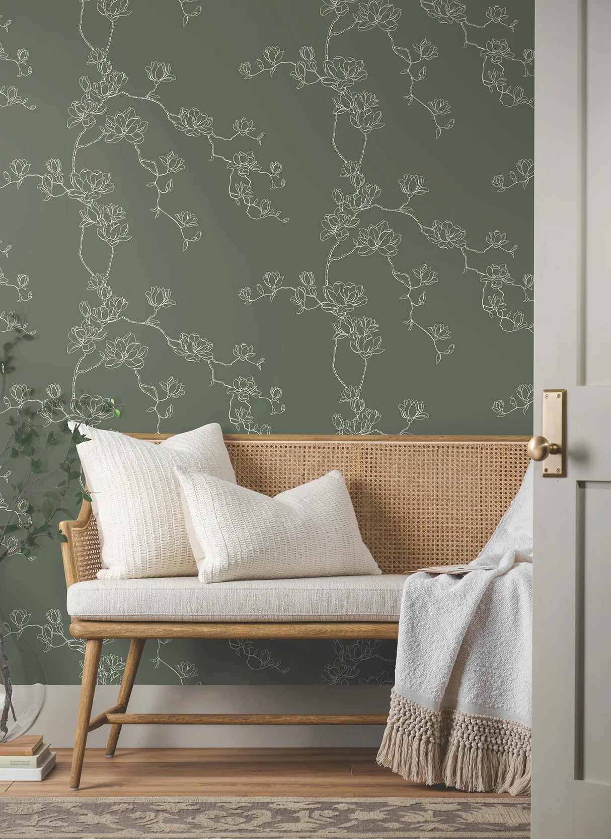 Magnolia Branches Wallpaper by Legacy