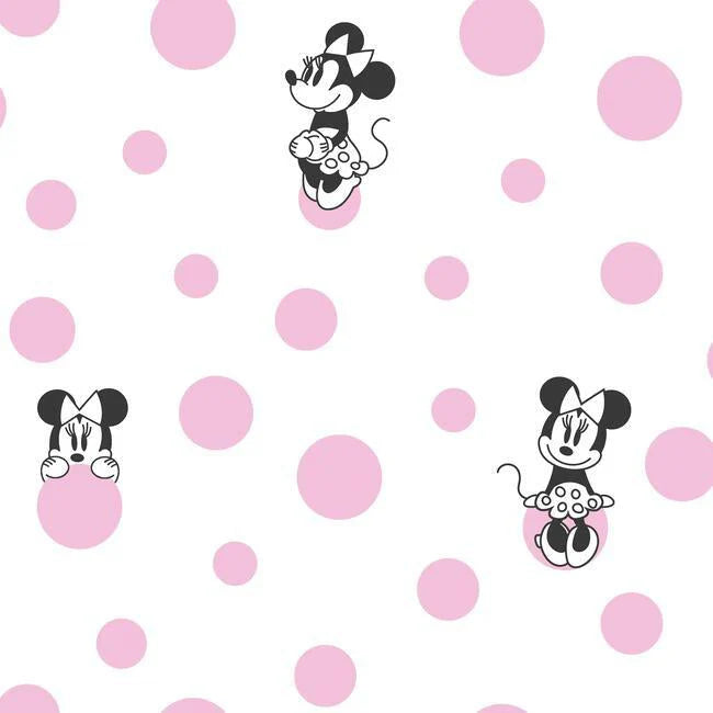 Minnie Dots Wallpaper by Disney Kids Vol. 4