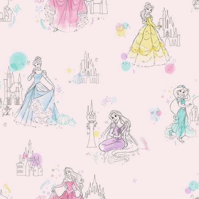 Disney Princess Pretty Elegant Wallpaper by Disney Kids Vol. 4