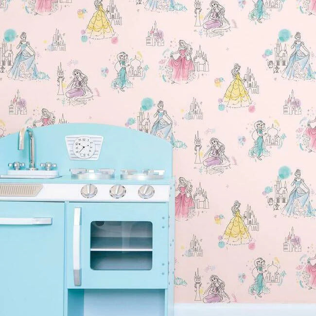 Disney Princess Pretty Elegant Wallpaper by Disney Kids Vol. 4